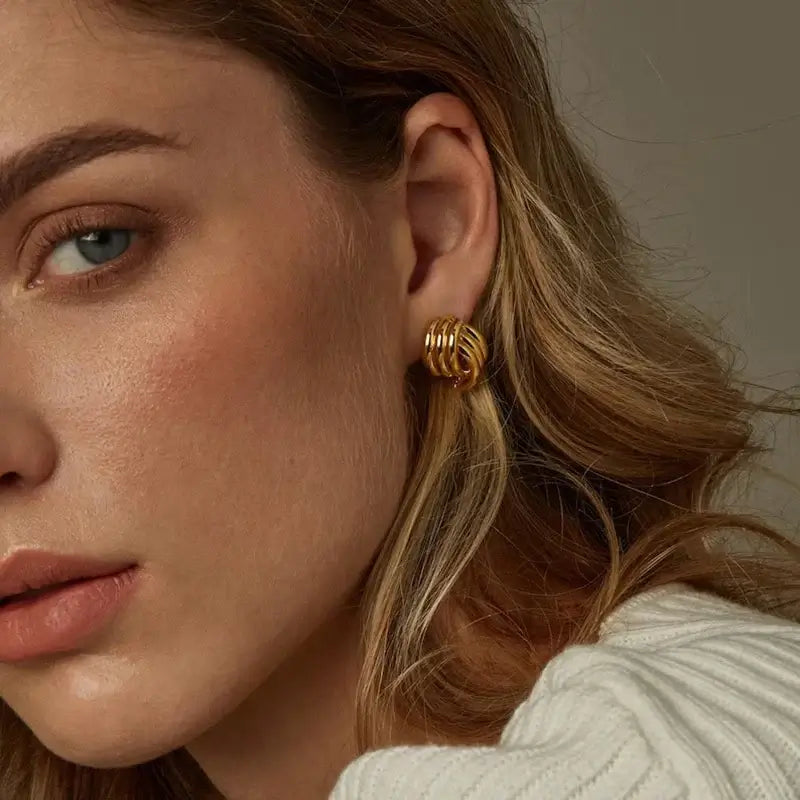 knot earrings for women