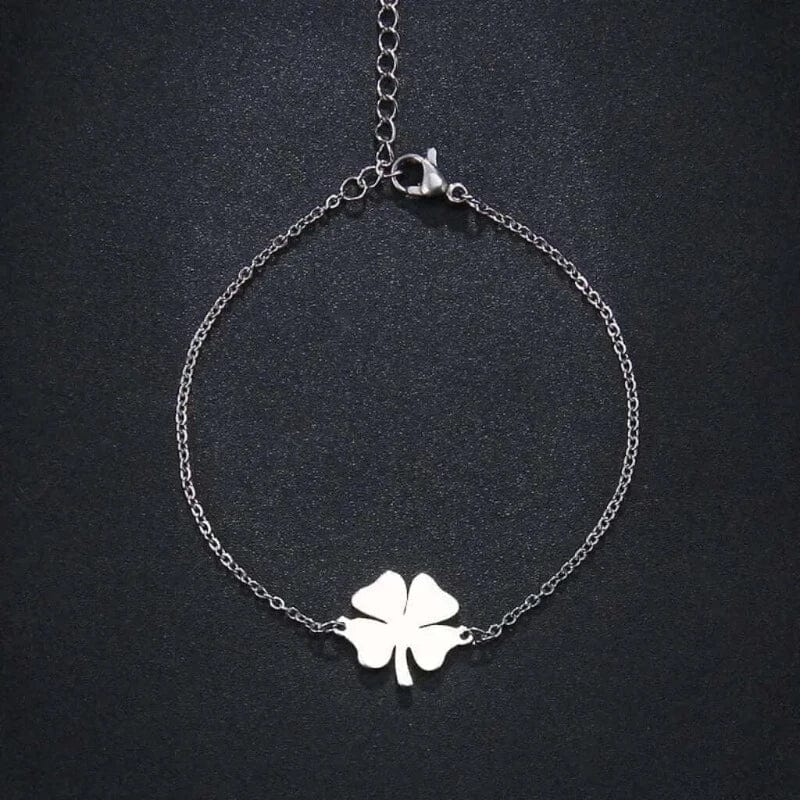 Clover bracelet - stainless steel