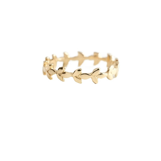 Leaf ring for women