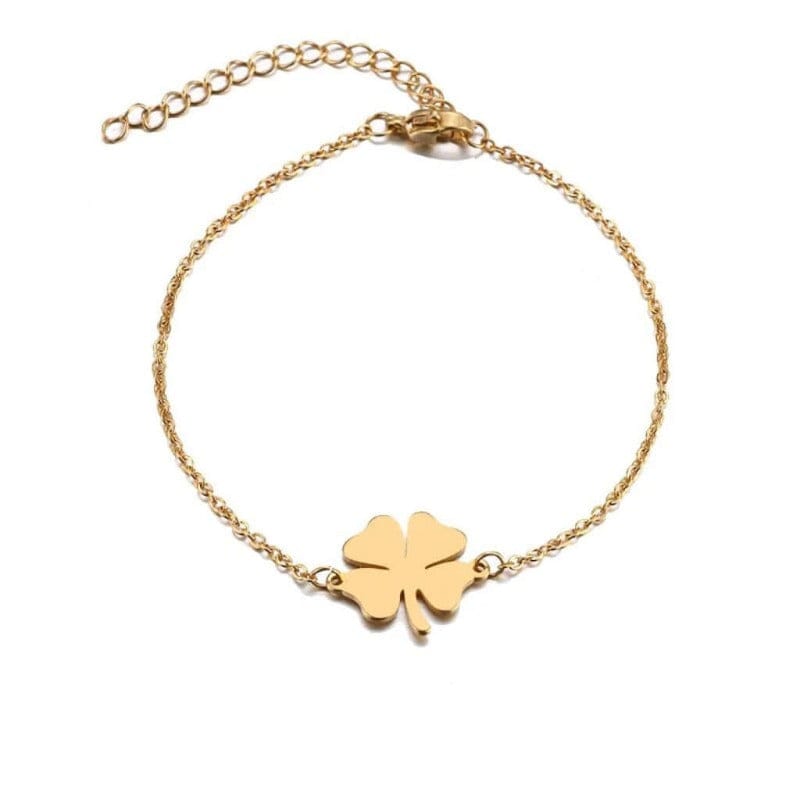 Clover bracelet - stainless steel