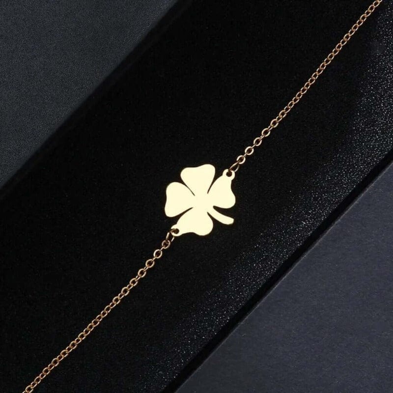 Clover bracelet - stainless steel