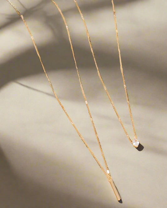 Gold layered necklace