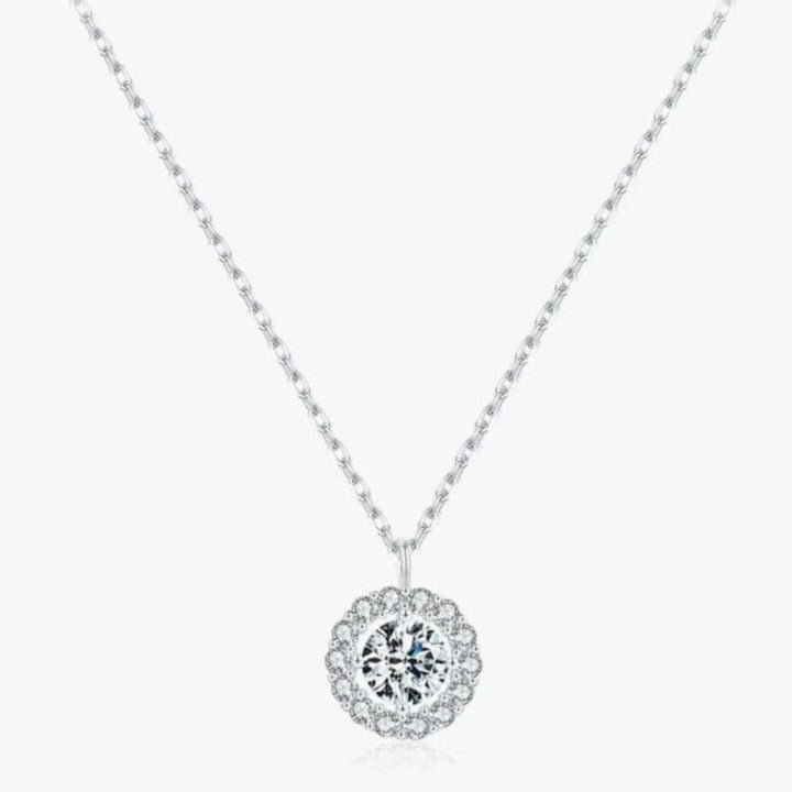 Cubic zirconia pendant necklace 