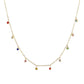 Multicolore zircon necklace