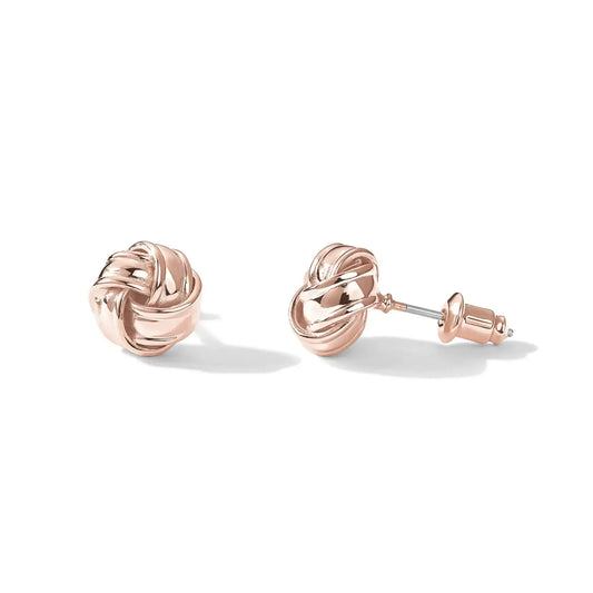 Rose Gold  Knot Stud Erarrings