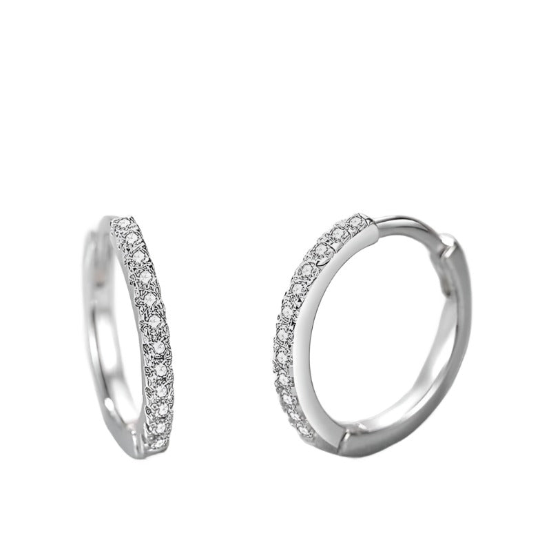 Silver Hoop Earrings