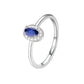 Vintage Style Cubic Oval Zirconia Ring