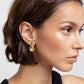 Gold plated waterdrop earrings