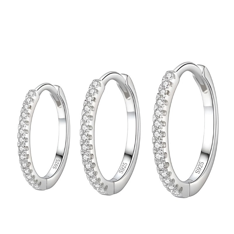 Silver Hoop Earrings